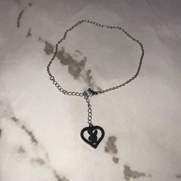 PLAYBOY Jewelry New Playboy Bunny Silver Color Anklet Poshmark